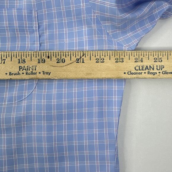 Brooks Brothers 346 Shirt Regular 17 2/3 Button Up Cotton Long Sleeve Non-Iron - Picture 8 of 9